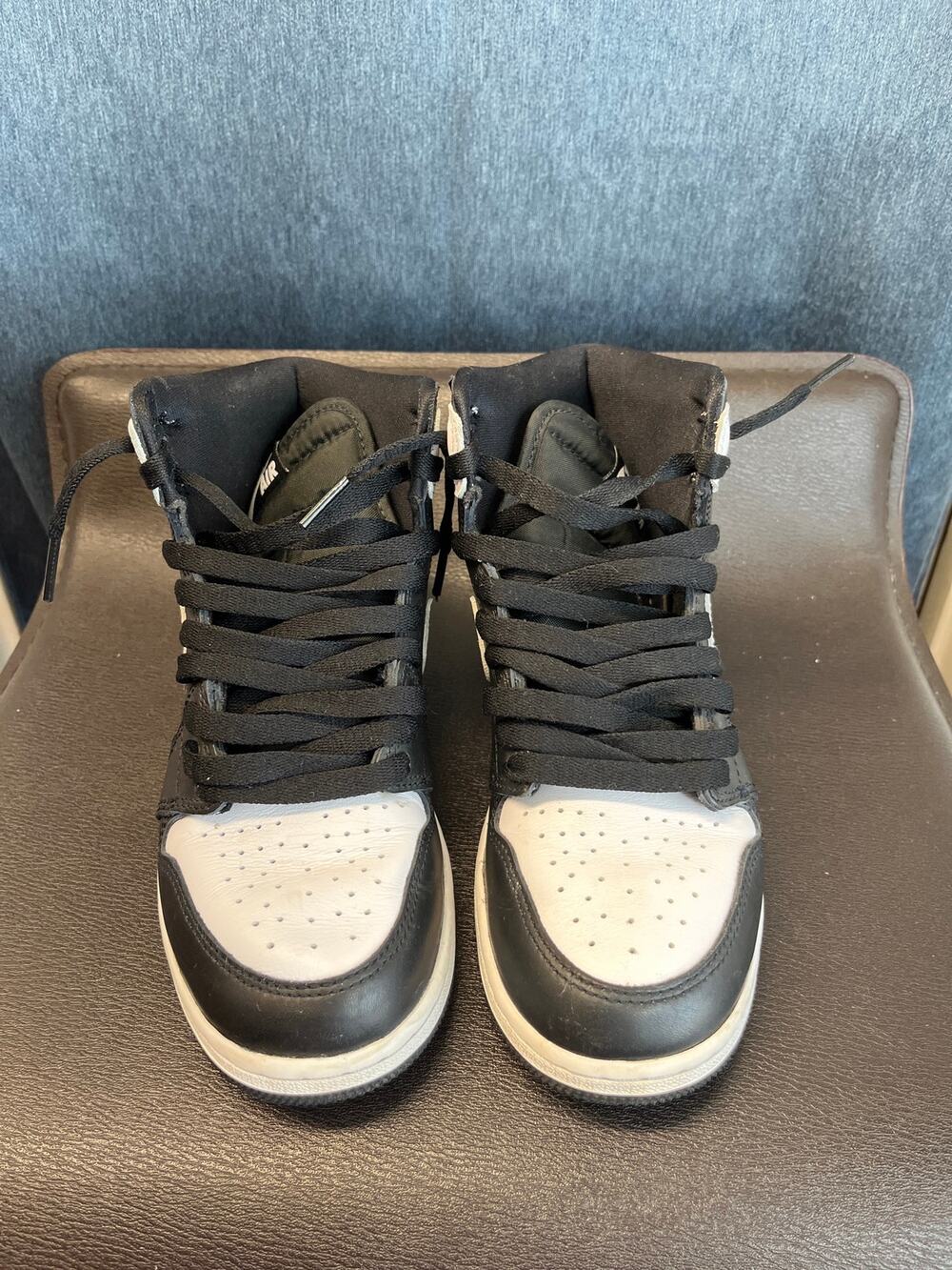 Nike Air Jordon 5Y 1 Retro High OG Gs black White casual High School FD1437010